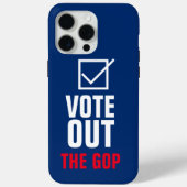 Vote Out The GOP Blue Checkmark Case-Mate iPhone Case (Achterkant)