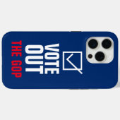 Vote Out The GOP Blue Checkmark Case-Mate iPhone Case (Achterkant (horizontaal))