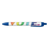 "vote" - Pride regenboog kleuren lgbtq lgbt Zwarte Inkt Pen (Bodem)