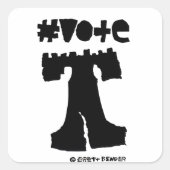 #vote Sticker (Voorkant)