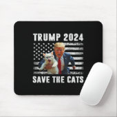 Vote Trump 2025 Funny Save The Cats  Muismat (Met muis)