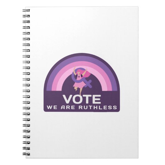 Vote We Are Ruthless Notitieboek (Voorkant)