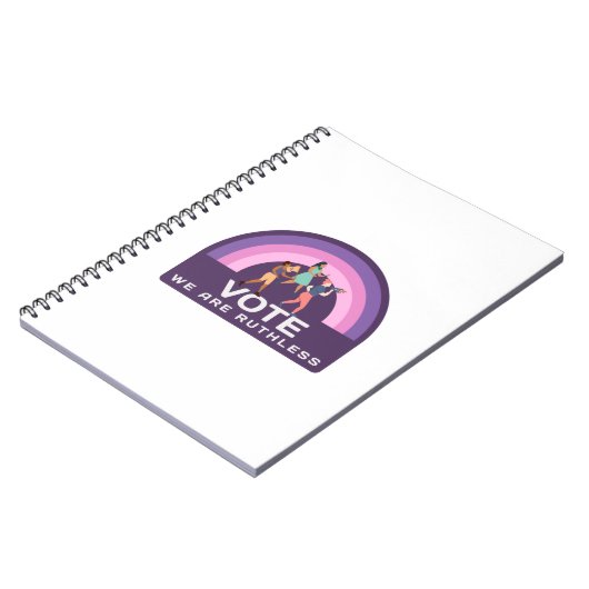 Vote We Are Ruthless Notitieboek (Linkerzijde)
