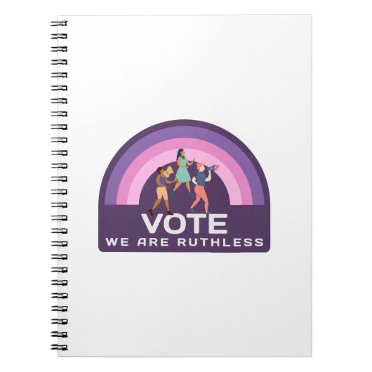 Vote We Are Ruthless Notitieboek (Voorkant)