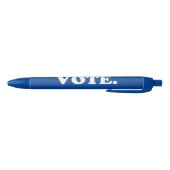 "vote" - wit blauw blauwe inkt pen (Bodem)
