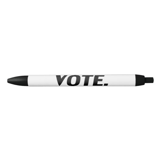 "vote" - wit zwart zwarte inkt pen (Voorkant)