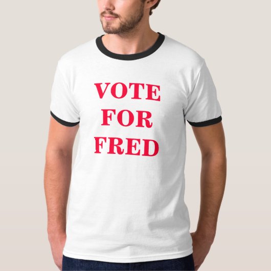 VOTEFORFRED T-SHIRT (Voorkant)