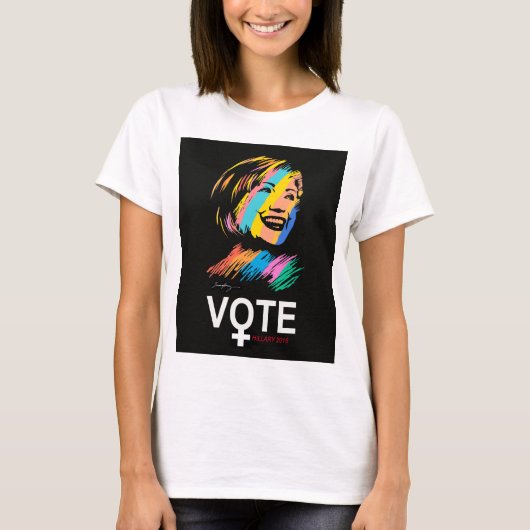 votehillary2016 t-shirt (Voorkant)