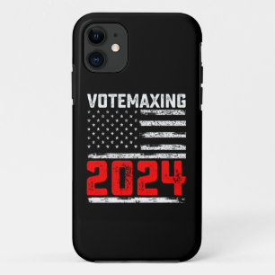 VoteMaxing 2024 Trump presidentsverkiezing Case-Mate iPhone Case