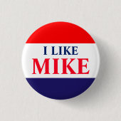 #VoteMikeWilliams Ik hou van Mike Classic Button (Voorkant)
