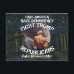 VoteNow Political Patriotic Trump Republican Party Briefkaart<br><div class="desc">Primalaska.</div>