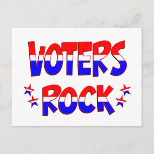 Voters Rock Briefkaart