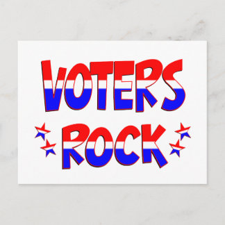 Voters Rock Briefkaart