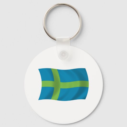 Votische mensen vlag sleutelhanger (Voorkant)