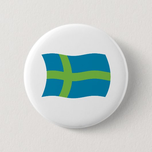 Votische Volksvlag Knop Ronde Button 5,7 Cm (Voorkant)