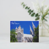 votiv wenen blue briefkaart (Staand voorkant)