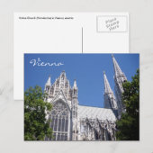 votiv wenen kerk briefkaart (Voorkant / Achterkant)