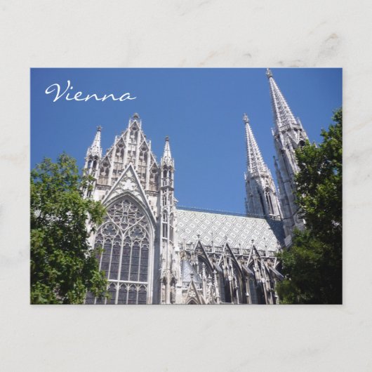 votiv wenen kerk briefkaart (Voorkant)