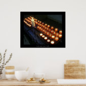 Votive Candles Poster (Keuken)
