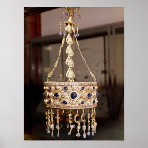 Votive crown of King Recesvinth Poster