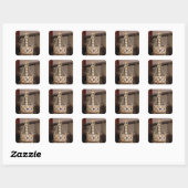 Votive crown of King Recesvinth Vierkante Sticker (Vel)