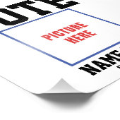 VOTUM FOTO PERSONALISEER NAAM FOTO AFDRUK (Hoek)