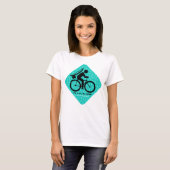 Vou de bike: Camiseta Feminina Capoeira T-shirt (Voorkant volledig)