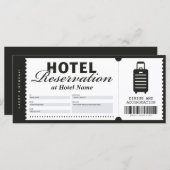 Voucher-certificaat voor verblijf in hotel (Voorkant / Achterkant)