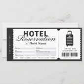 Voucher-certificaat voor verblijf in hotel (Voorkant)