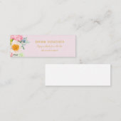 Voucher Roos Drink Voucher Tickets voor bast (Voorkant / Achterkant)