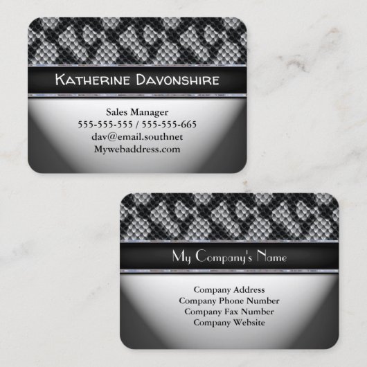 Vouden Cool Snakee Visitekaartje (Voorkant / Achterkant)