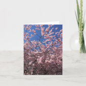 VOUDIGE NOTECARD - PINKSPRING BEDANKKAART (Voorkant)