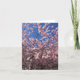 VOUDIGE NOTECARD - PINKSPRING BEDANKKAART