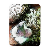 VOUDIGE VULTUUR MAGNEET (Verticaal)