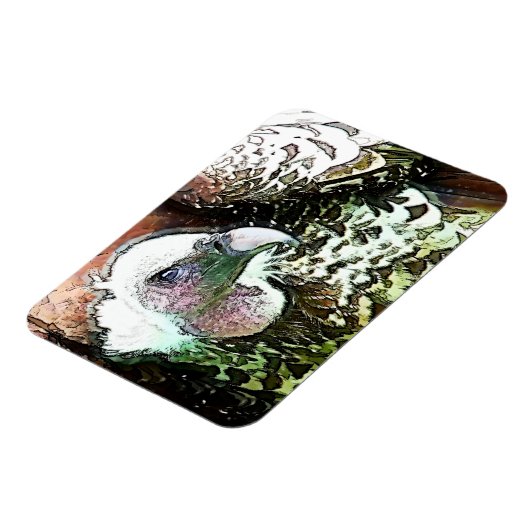 VOUDIGE VULTUUR MAGNEET (Linkerzijde)