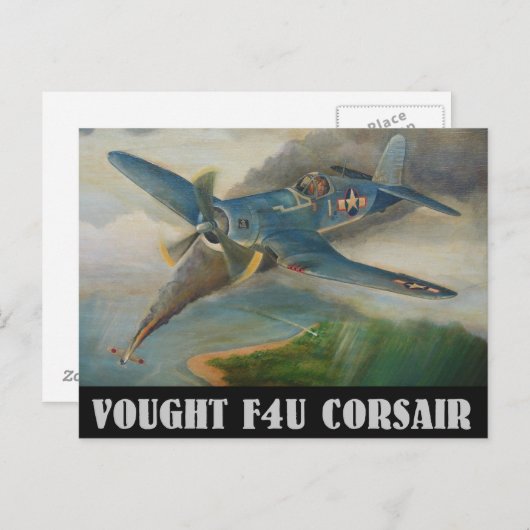 Vought F4U Corsair-Briefkaart Briefkaart (Voorkant / Achterkant)
