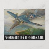Vought F4U Corsair-Briefkaart Briefkaart (Voorkant)