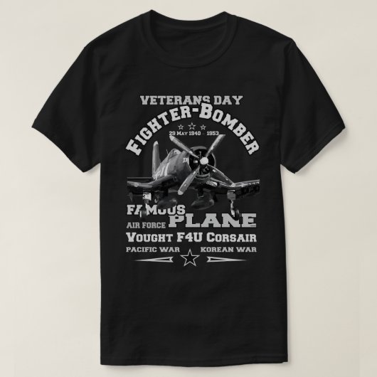 Vought F4U Corsair-jager T-shirt (Design voorkant)