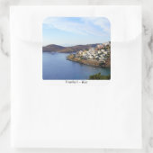 Vourkari - Kea Vierkante Sticker (Tas)