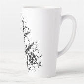 vouw-bloem-bloem latte mok (Rechts)