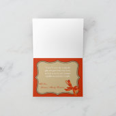 Vouw Dank U Kaart Jagers Camouflage Oranje (Binnen)