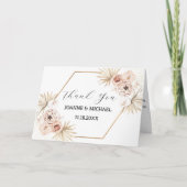 Vouw Dankkaart Bedankkaart (Voorkant)