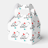 Vouw het vakje verplegingspatroon bedankdoosjes (Achterkant)