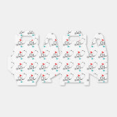 Vouw het vakje verplegingspatroon bedankdoosjes (Uitgevouwen)