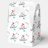 Vouw het vakje verplegingspatroon bedankdoosjes (Geopend)