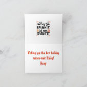 Vouw Kerstkaart Feestdagen Kaart (Binnen)