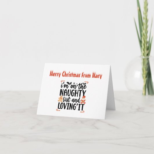 Vouw Kerstkaart Feestdagen Kaart (Voorkant)