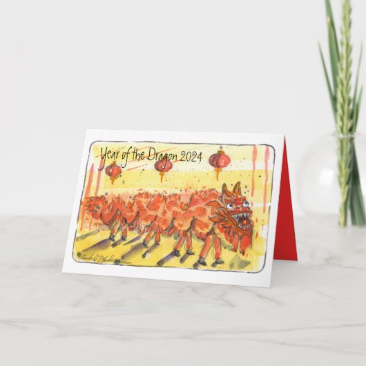 Vouw Kerstkaart Feestdagen Kaart (Voorkant)
