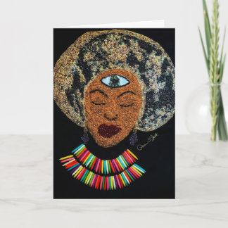 Vouw Kerstkaart - Nubian Serie I* Feestdagen Kaart