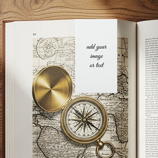 Vouw over aangepaste bladwijzer visitekaartje